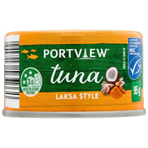 Front shot 2, Flavoured Tuna 95g - Laksa Style