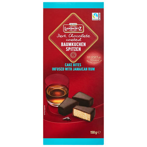 Front shot 2, Baumkuchen Spitzen Jamaican Rum 150g