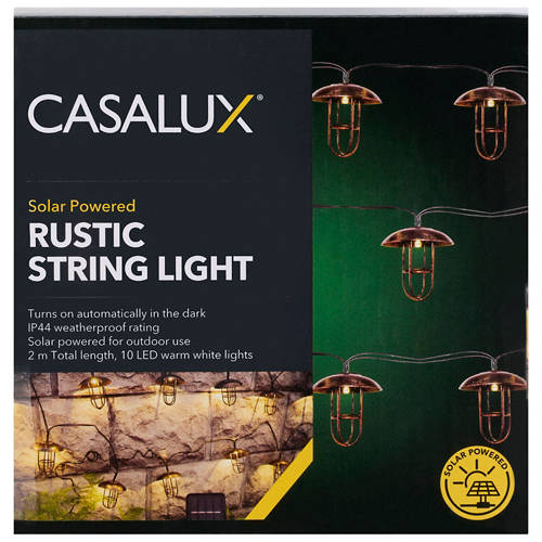Round Solar String Hanging Outdoor Lights