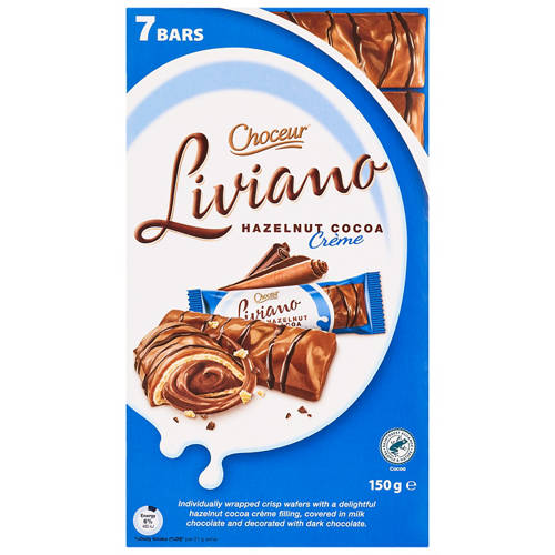 Front shot 2, Liviano Hazelnut Cocoa 150g