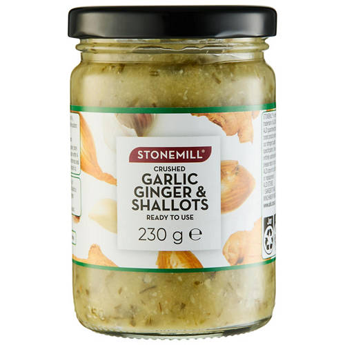 Front shot 2, Crushed Garlic, Ginger & Shallots 230g