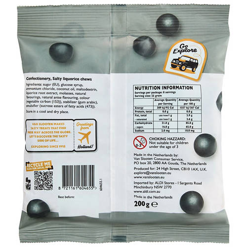 Front shot 2, Liquorice Chews 200g