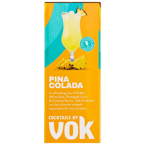Front shot 3, Pina Colada Ready to Serve Cocktail 2L