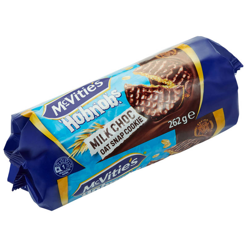 MCVITIE'S Hobnobs Milk Chocolate 262g