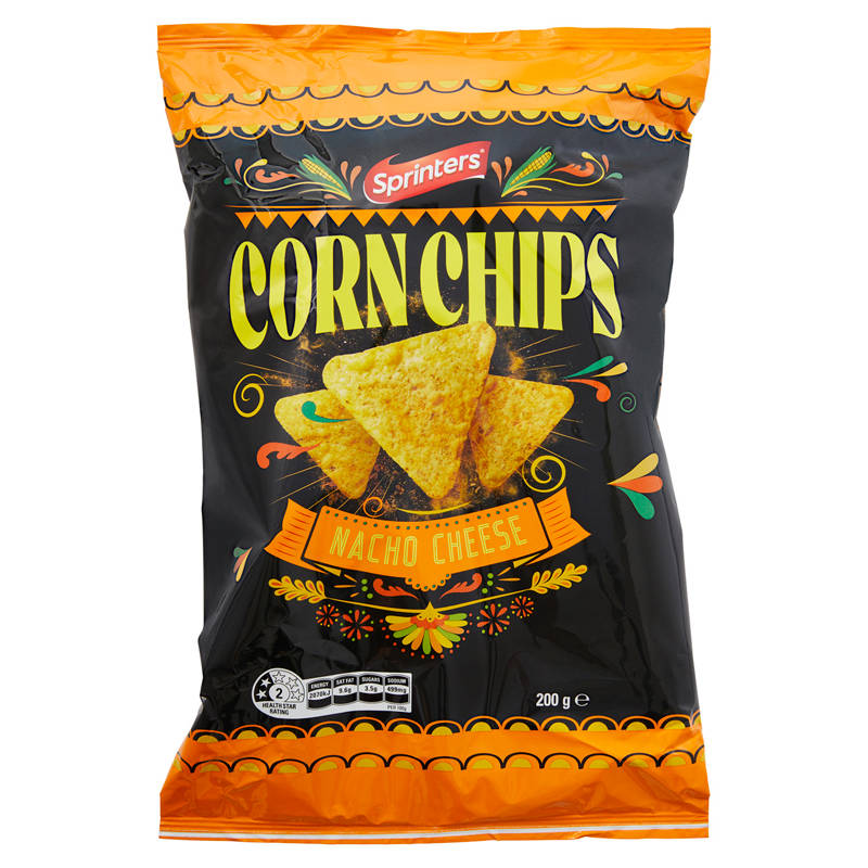 Corn Chips Nacho Cheese 200g