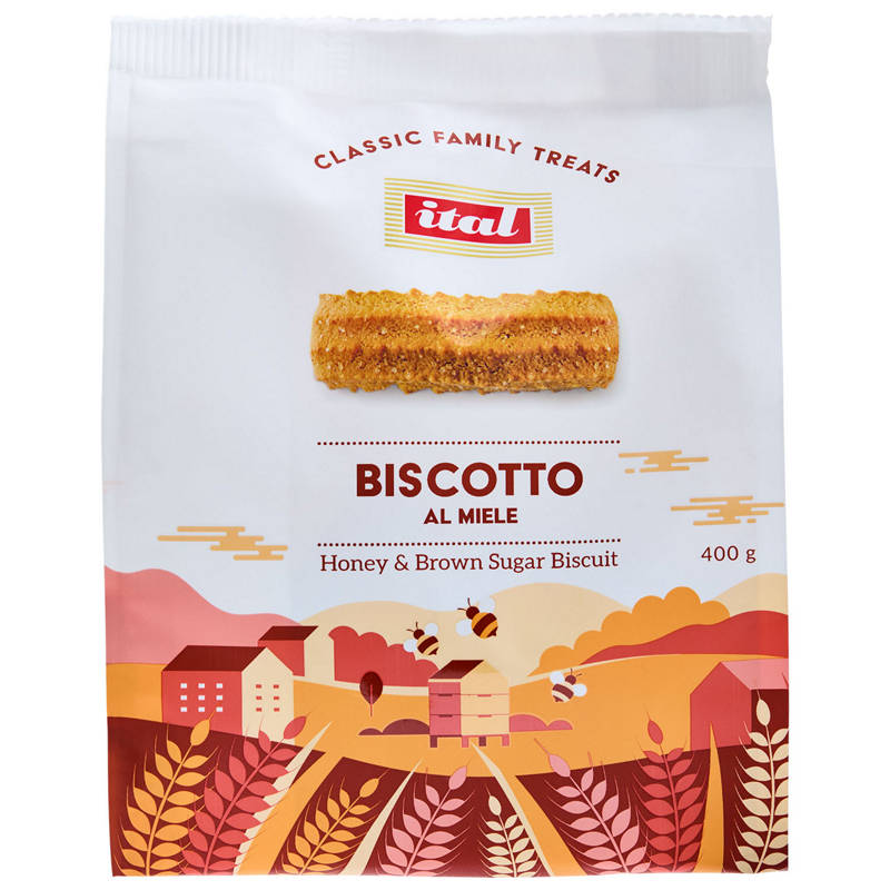 ITAL Honey & Brown Sugar Biscuits 400g