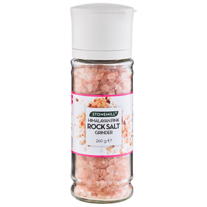 Himalayan Pink Rock Salt Grinder 260g