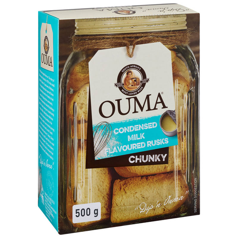 OUMA RUSKS Condensed Milk Rusks 500g