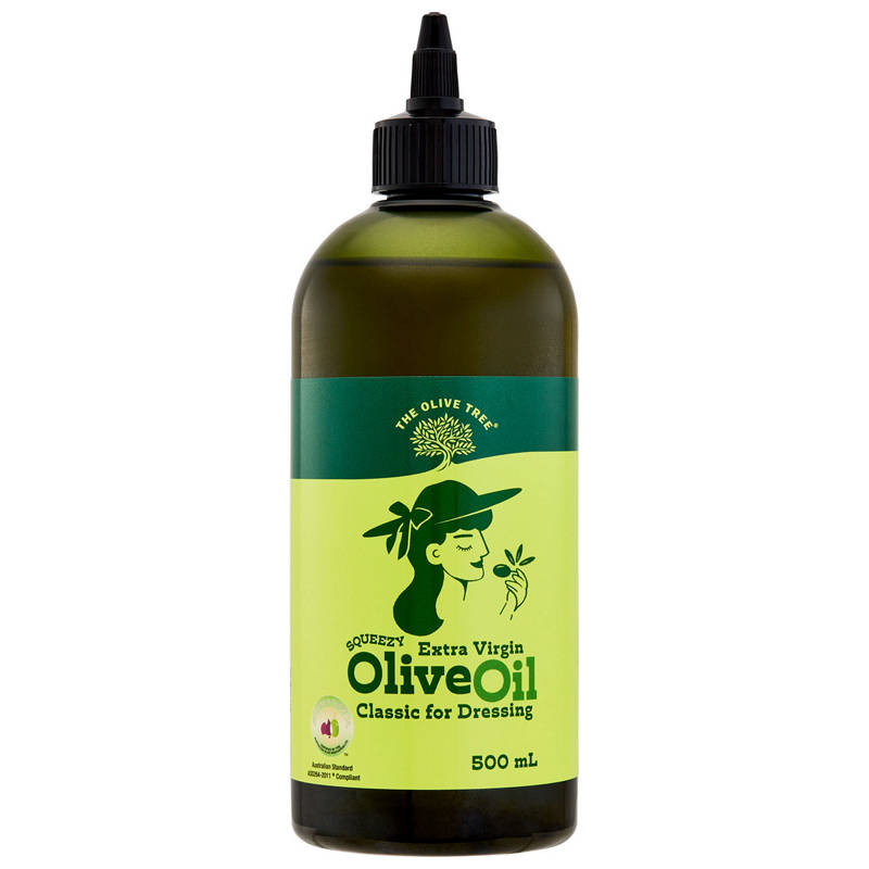 THE OLIVE TREE Squeezey Extra Virgin Olive Oil for Dressing 500ml