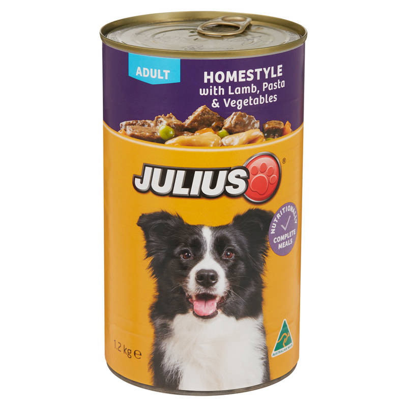 JULIUS Adult Dog Food Homestyle with Lamb, Pasta & Vegetables 1.2kg