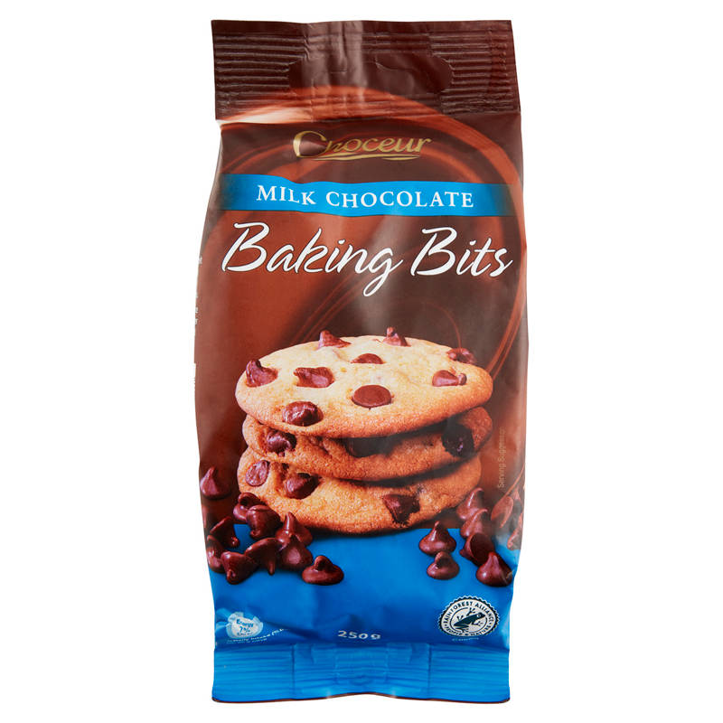 CHOCEUR Milk Chocolate Bits 250g