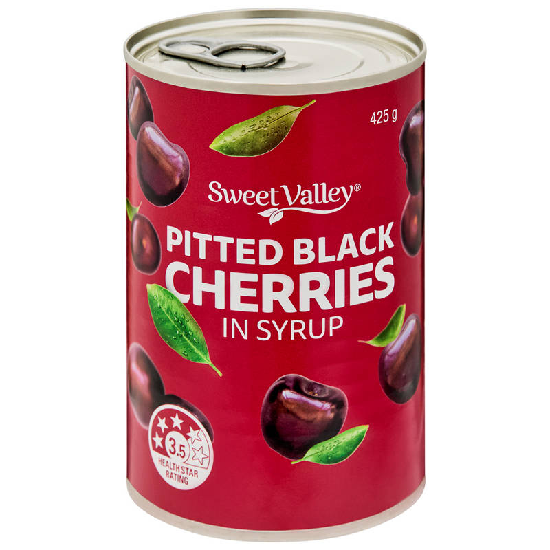 Pitted Black Cherries in Syrup 425g