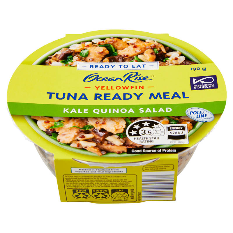 Yellowfin Tuna & Kale Quinoa Salad Ready Meal 190g