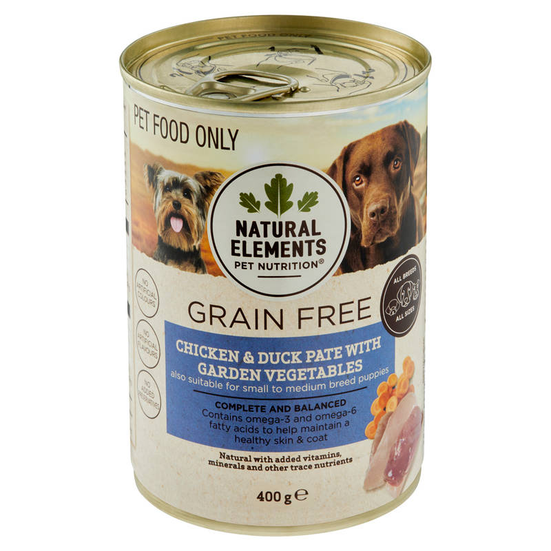 NATURAL ELEMENTS PET NUTRITION Natural Grain Free Dog Food 400g