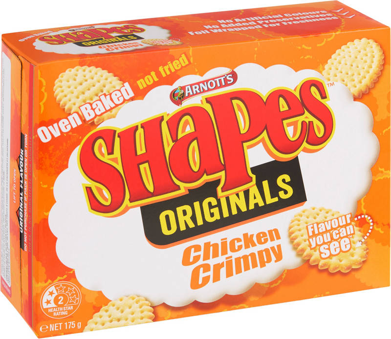 Chicken Crimpy Shapes 175g