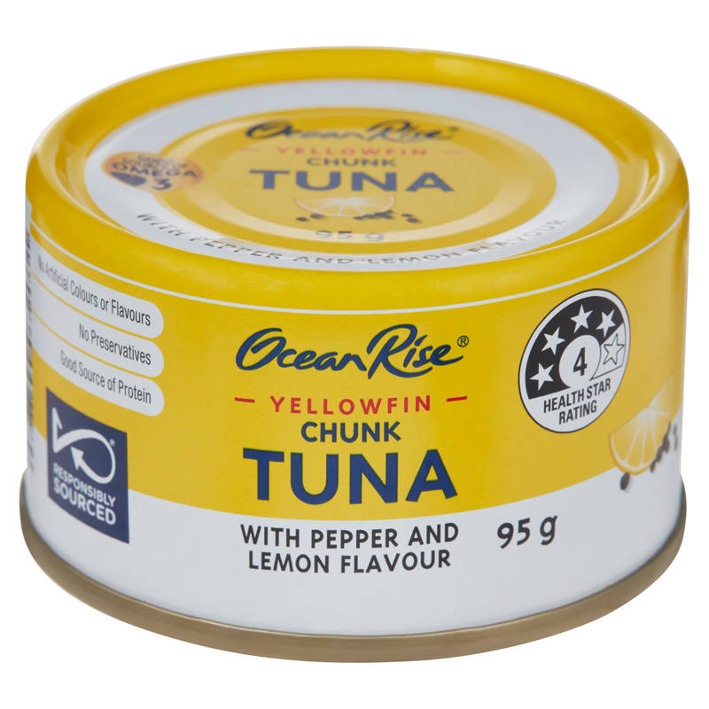 Yellowfin Tuna Chunks with Pepper And Lemon Flavour 95g