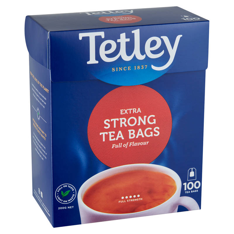 TETLEY Extra Strong Tea Bags 100 Pack
