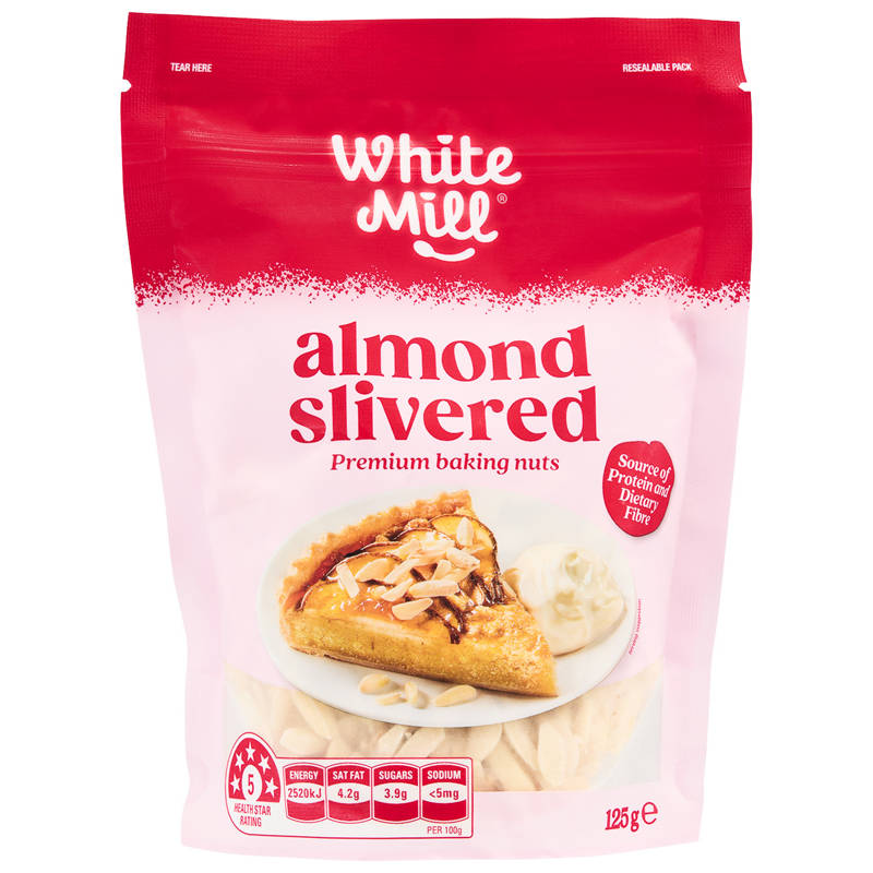 Baking Almonds Slivered 125g
