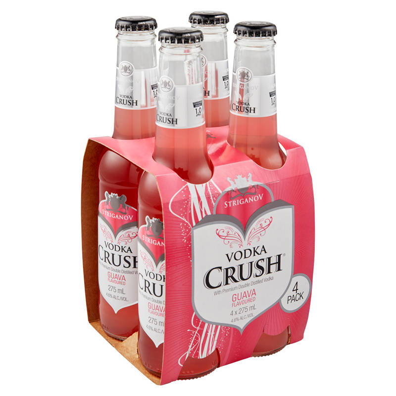 STRIGANOV Guava Vodka Crush 4x275ml