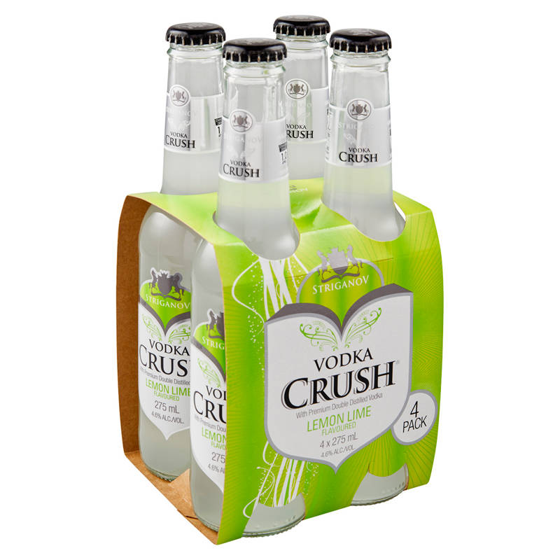 Lemon Lime Vodka Crush 4x275ml