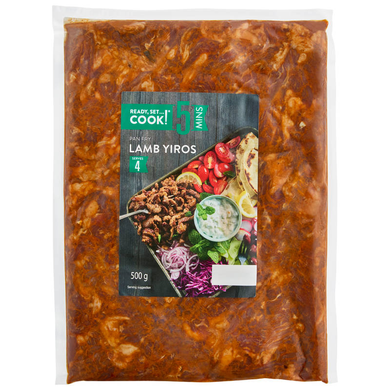 READY, SET…COOK! Lamb Yiros 500g