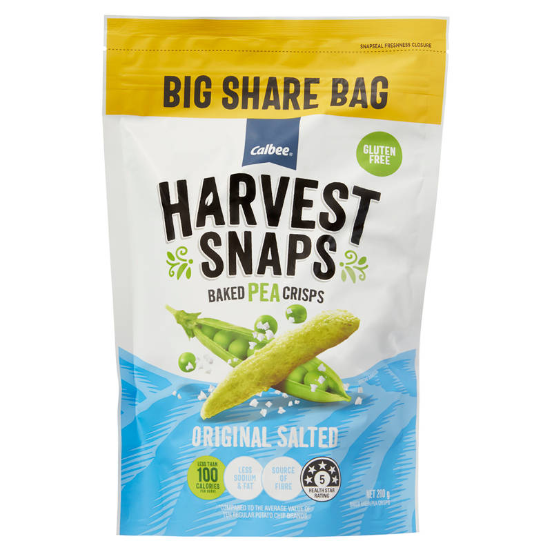 HARVEST SNAPS Harvest Snaps Original Salted 200g
