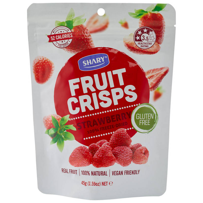 Freeze Dried Fruit Crisps Strawberry 45g