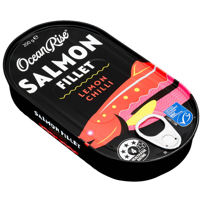 OCEAN RISE Salmon Fillet Lemon Chilli 200g