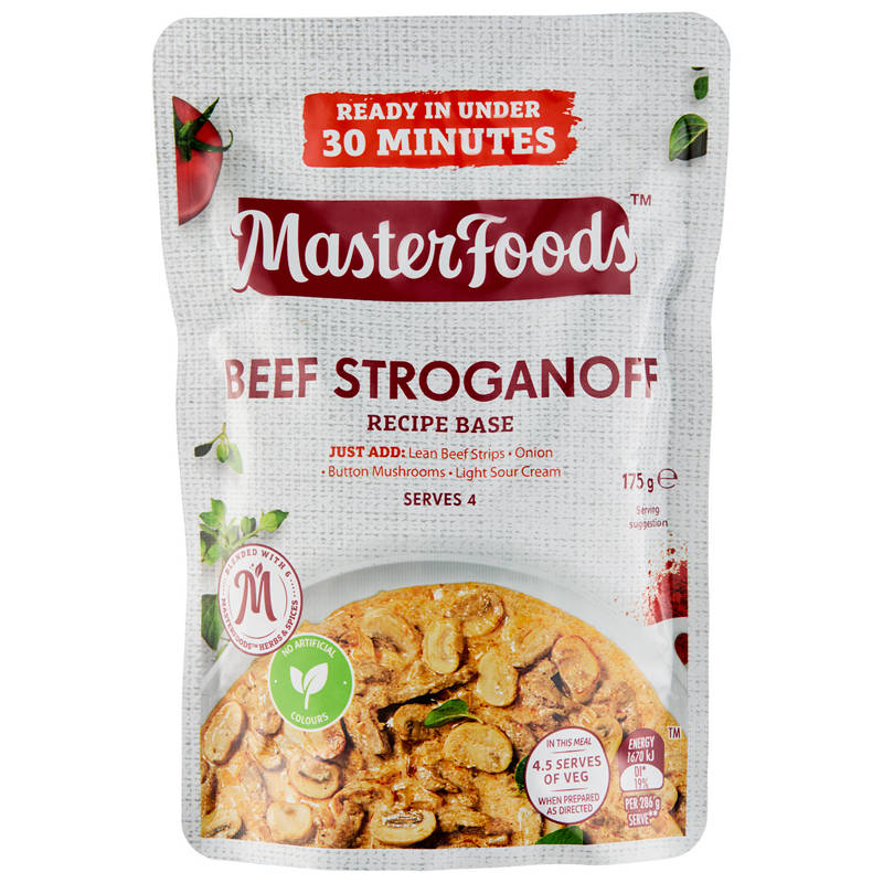 Beef Stroganoff Recipe Base175g
