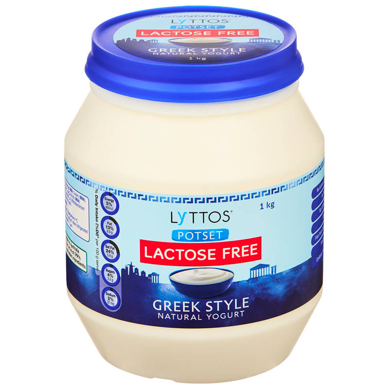 Lactose Free Greek Style Yogurt 1kg