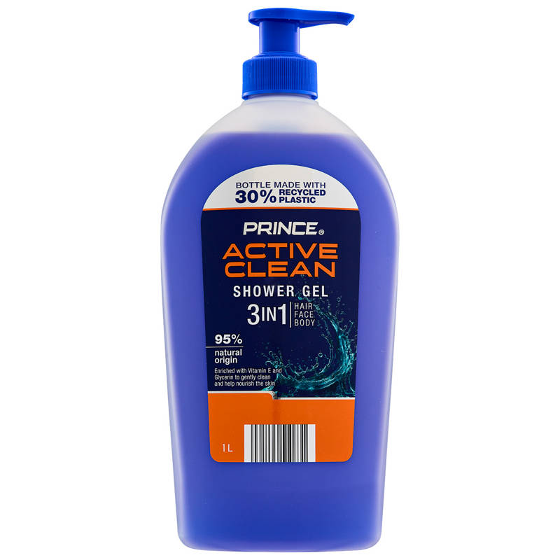 Men's Shower Gel Active Clean 1L