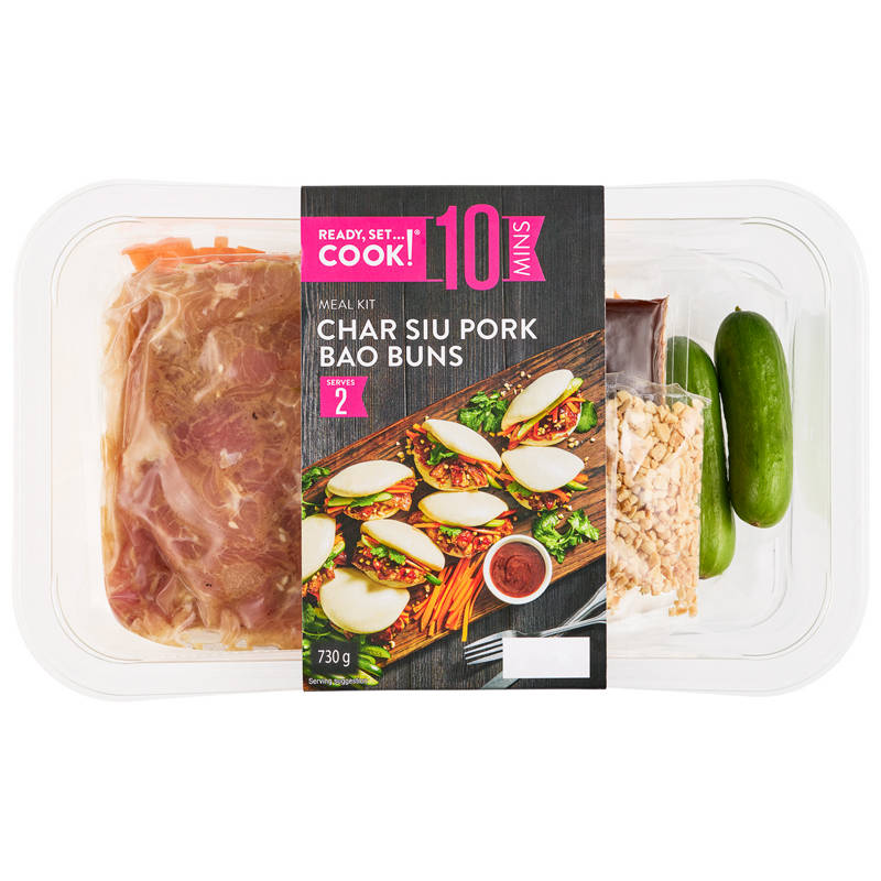 READY, SET…COOK! Pork Bao Bun Meal Kit 730g