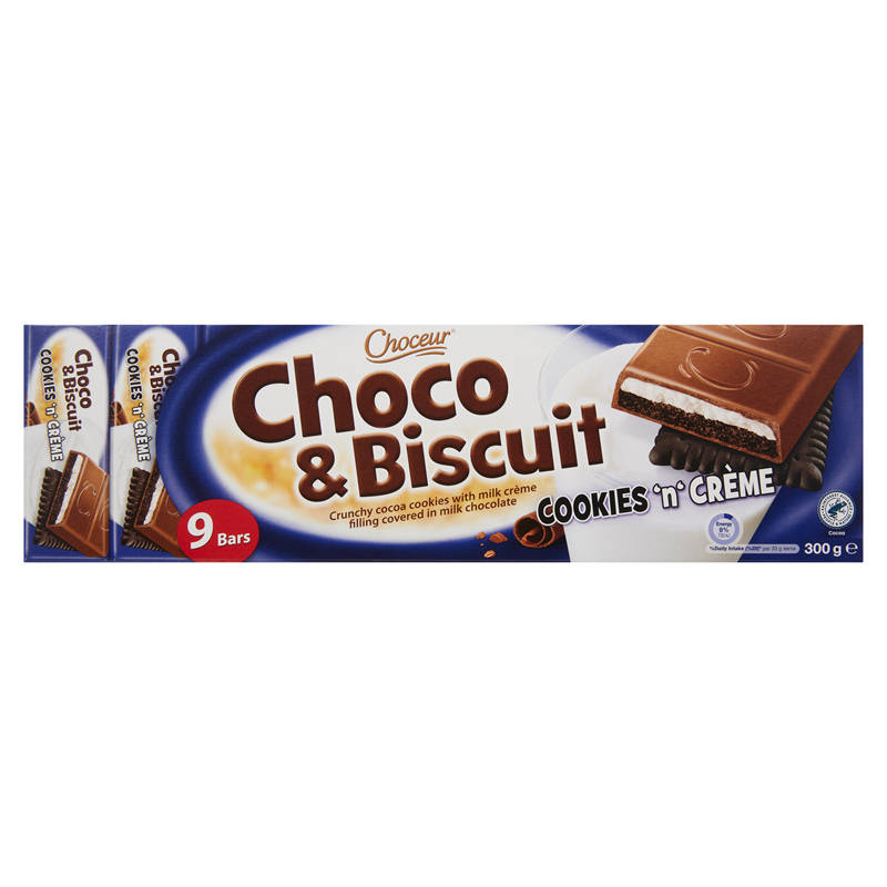 Choco & Biscuit Cookies ’n’ Crème 300g
