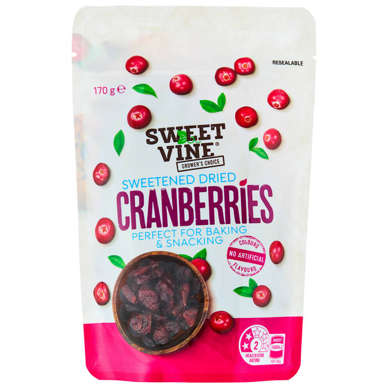 Sweetened Dried Cranberries 170g