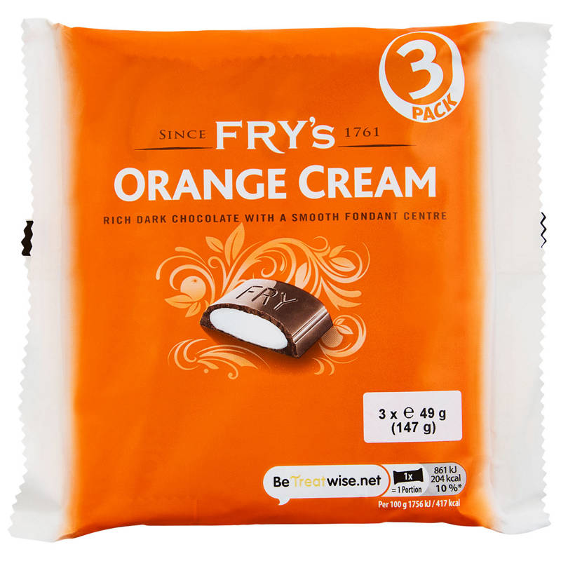 FRY'S Orange Cream 3 Pack 49g