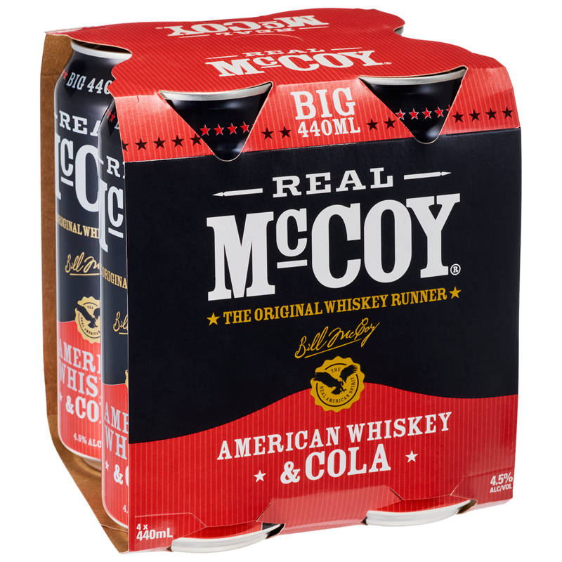 American Whiskey & Cola 4 4x440 mL