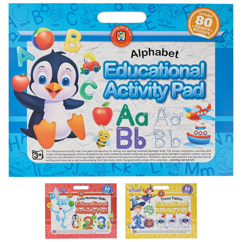 LEARNING CAN BE FUN Educational Activity Pad