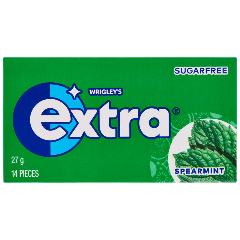 WRIGLEY'S Spearmint Sugar Free Gum 27g