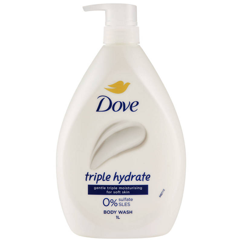 DOVE Triple Hydrate Body Wash 1L