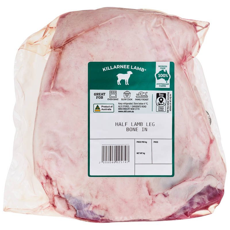 KILLARNEE Half Lamb Leg Bone In