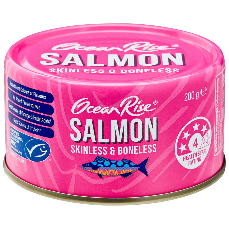 OCEAN RISE Salmon Pink Skinless & Boneless 200g