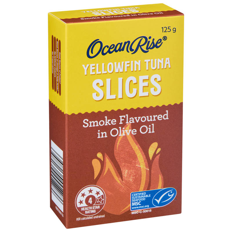Yellowfin Tuna Slices Smoke Flavoured In Olive Oil 125g