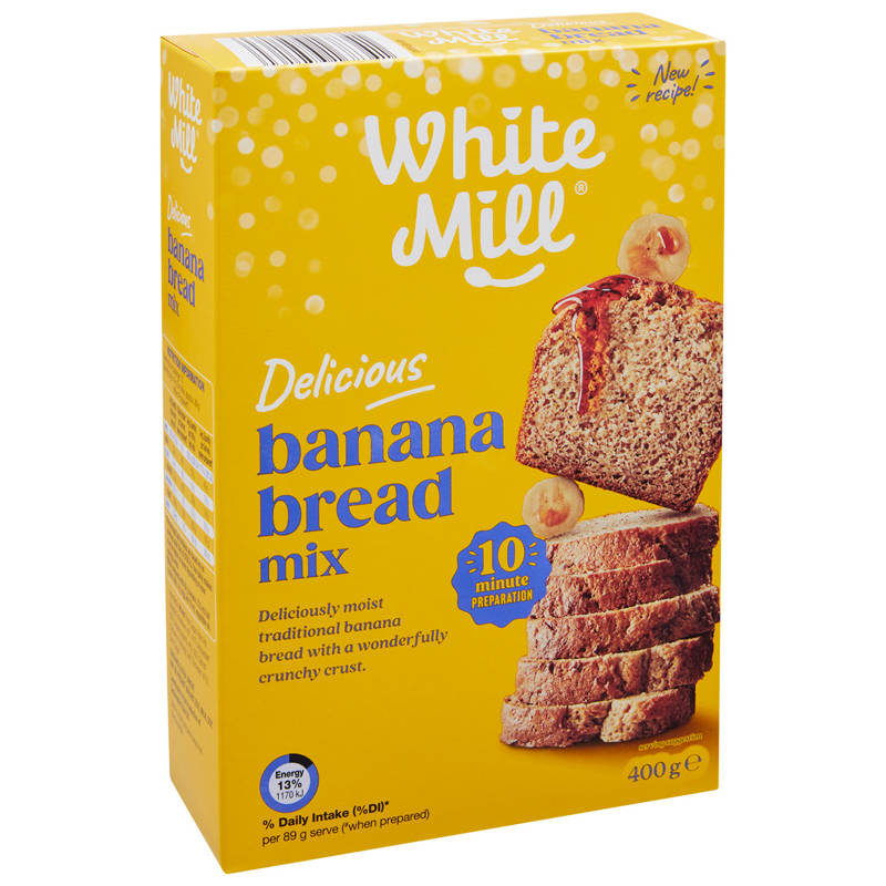 WHITE MILL Banana Bread Mix 400g
