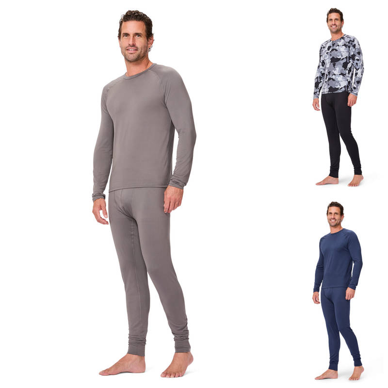 CRANE Men's Ski Thermal Underwear 2 Piece Set