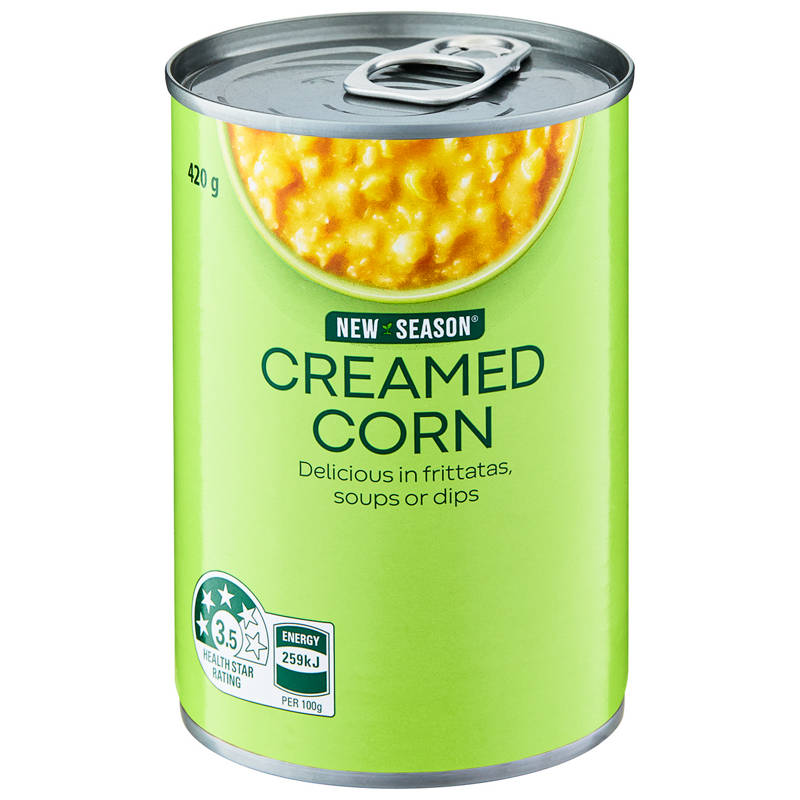 NEW SEASON Creamed Corn 420g