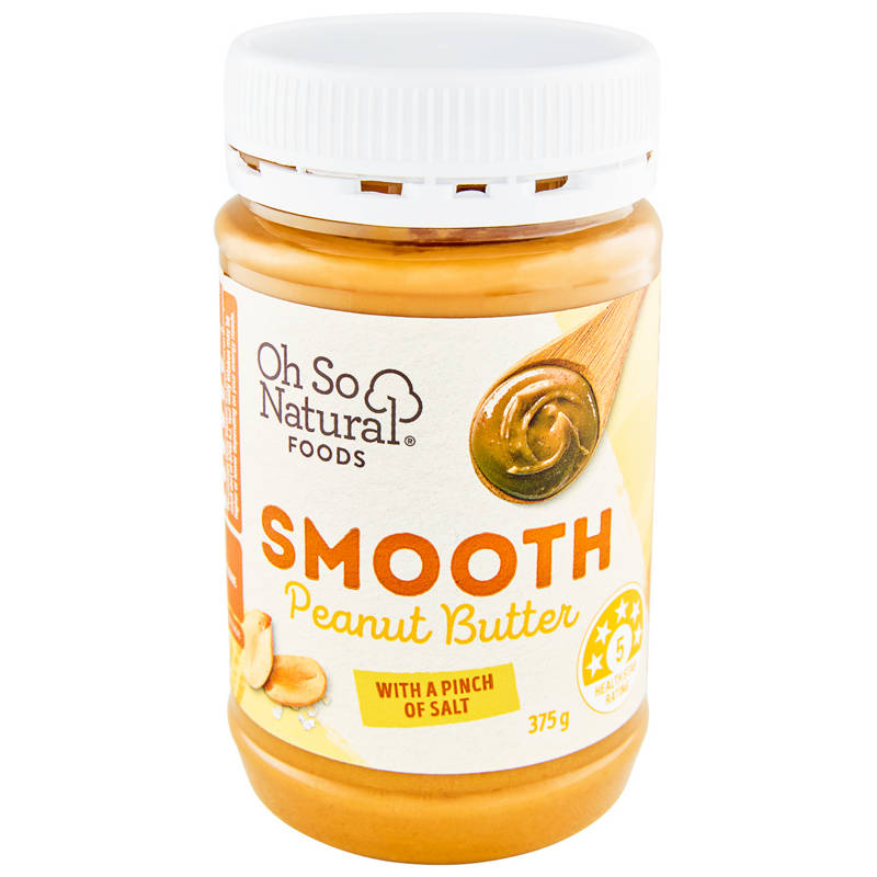 Natural Peanut Butter Smooth 375g
