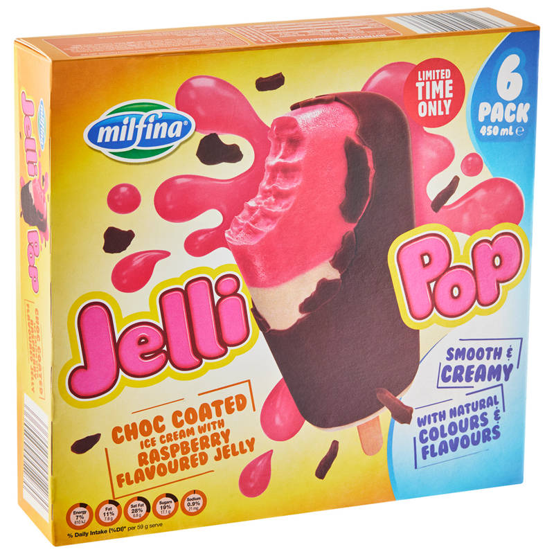 Jelli Pop 6 Pack 450ml