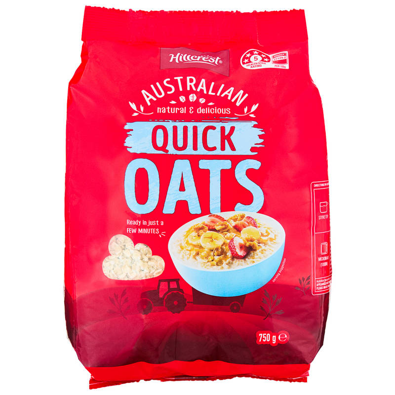 HILLCREST Quick Oats 750g