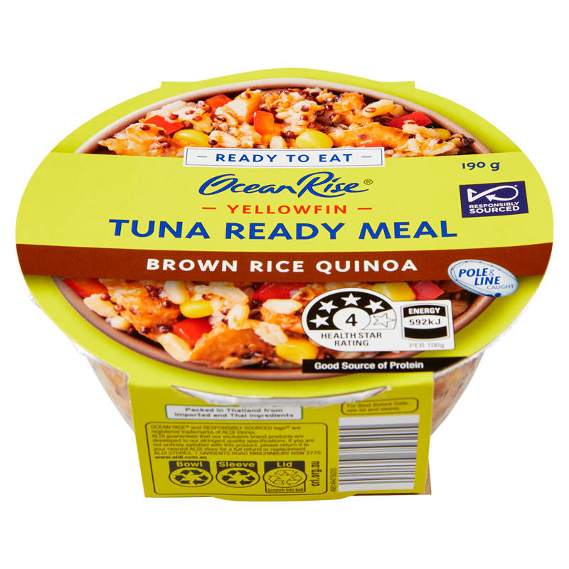Yellowfin Tuna & Brown Rice Quinoa Ready Meal 190g