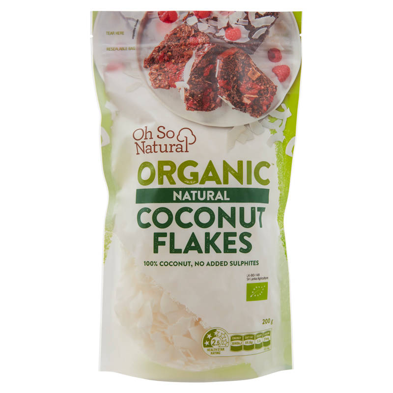 Natural Coconut Flakes 200g